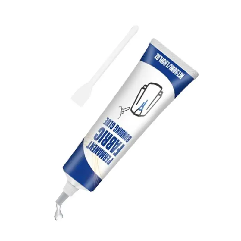 Clear Fabric Glue Strong Fabric Waterproof Glue Fabric Repair Permanent Bond Glue Fabric Adhesive Super Glue Clear Sewing Glue