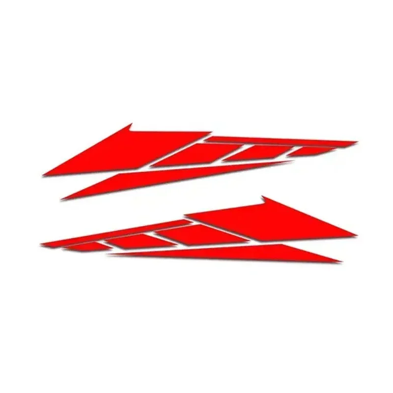 1 Pair Motorcycle Reflective Stickers Decorative Scooter Tail Box Decals Anti Scratch Motorbike Stickers Waterproof Car Decal