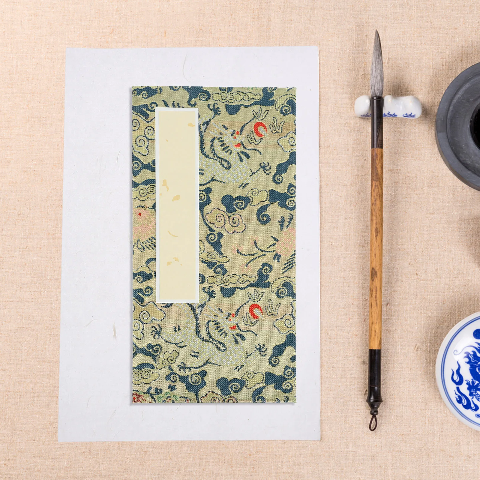 ورق الخط الصيني كتاب شوان فارغ قابل للطي عتيق فني للكتابة وممارسة الرسم ملحق ورق الخط #2