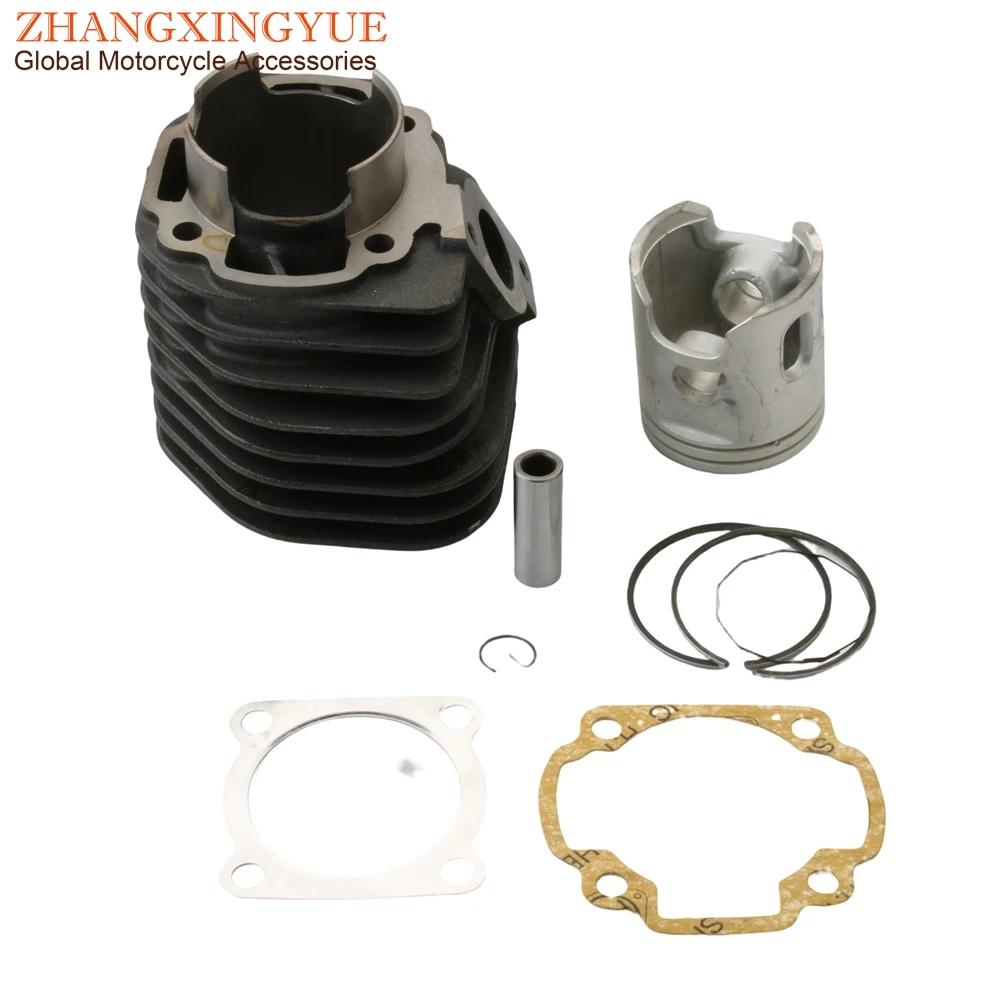 Scooter 113cc 55mm Big Bore Cylinder Kit For MBK Booster 100 Nitro Ovetto 100cc 4VP Minarelli 2-Stroke Engine Parts