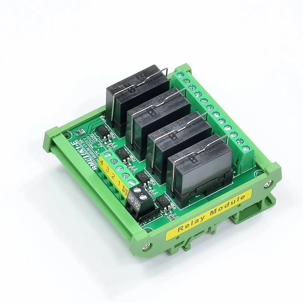 PLC IO Output Signal Amplification Board Optocoupler Isolation Relay Module DC 3.3V 5V for GPIO Microcontroller BMZ-K1-E