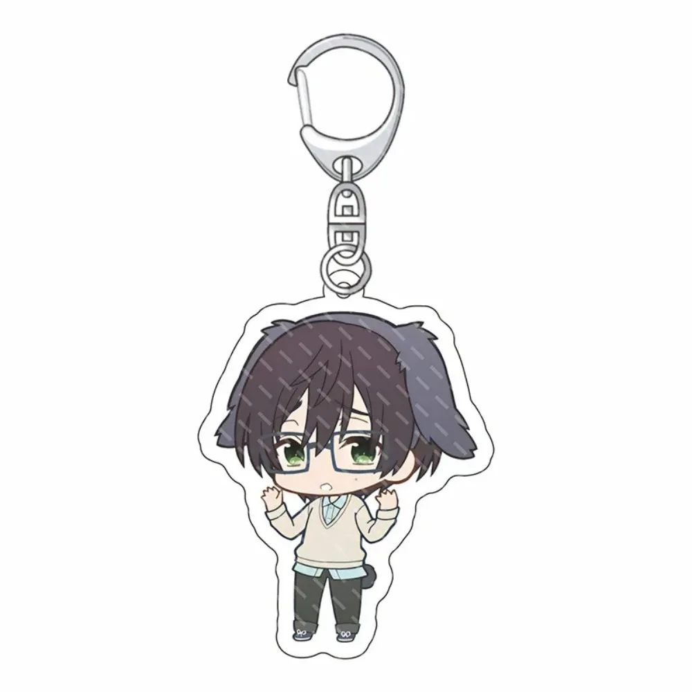 New Anime Wotakoi: Love Is Hard for Otaku Keychain Acrylic Figure Momose Narumi Nifuji Hirotaka Pendant Key Chain Fans Gift 2025