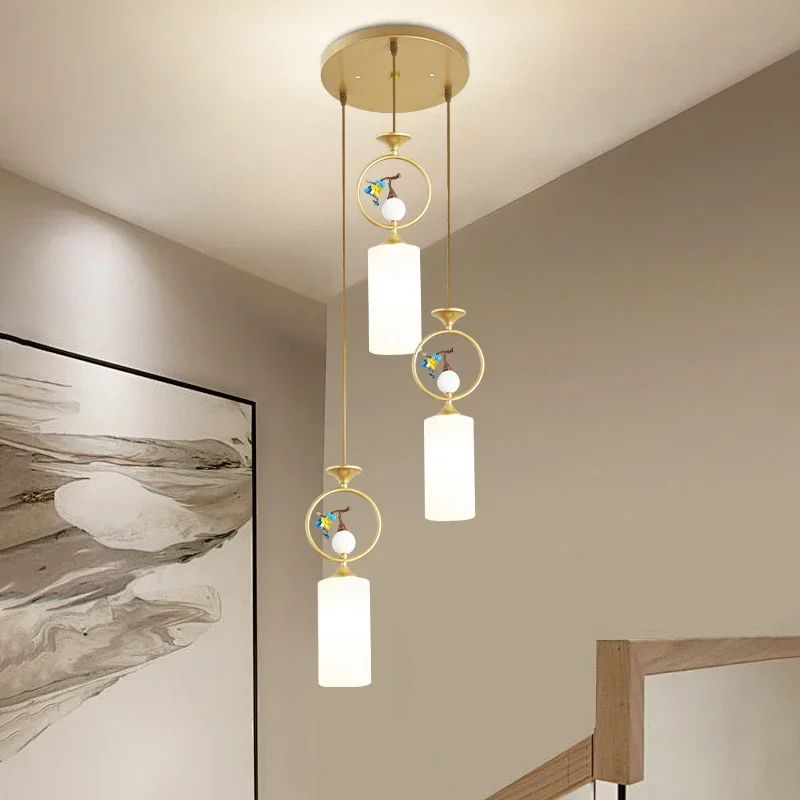 TEMAR Contemporary LED Pendant Lamp Modern Art Dining Room Bedroom Study Bar Hotel Villa Cafe Home Corridor Chandelier