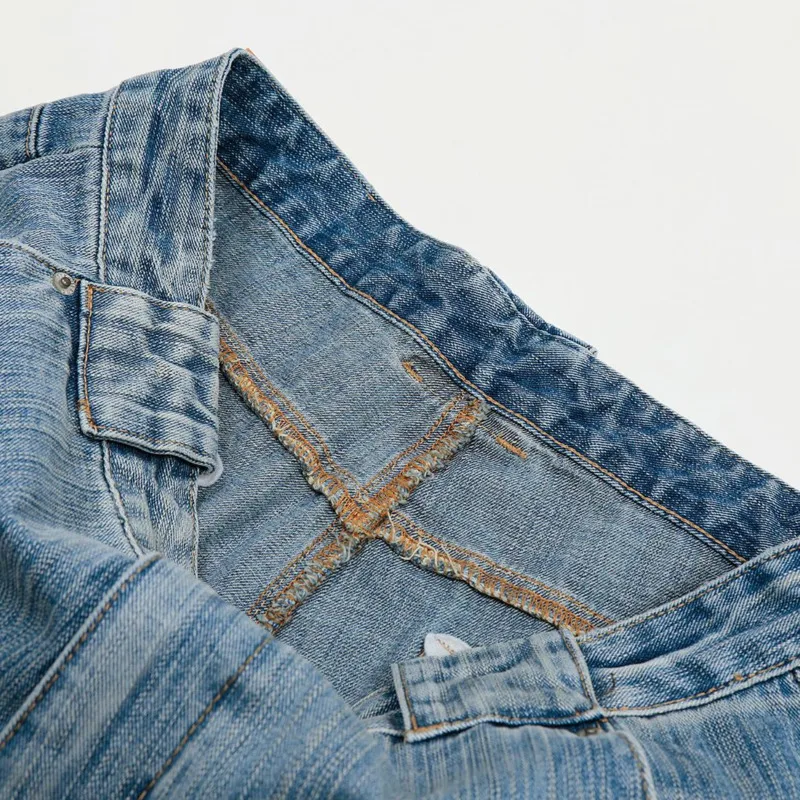 نمط الرجال السراويل الدنيم الأمريكية البرق نمط التدرج اللون السراويل مستقيم واسعة الساق فضفاضة الذكور الجينز الصيف FBUQ #5