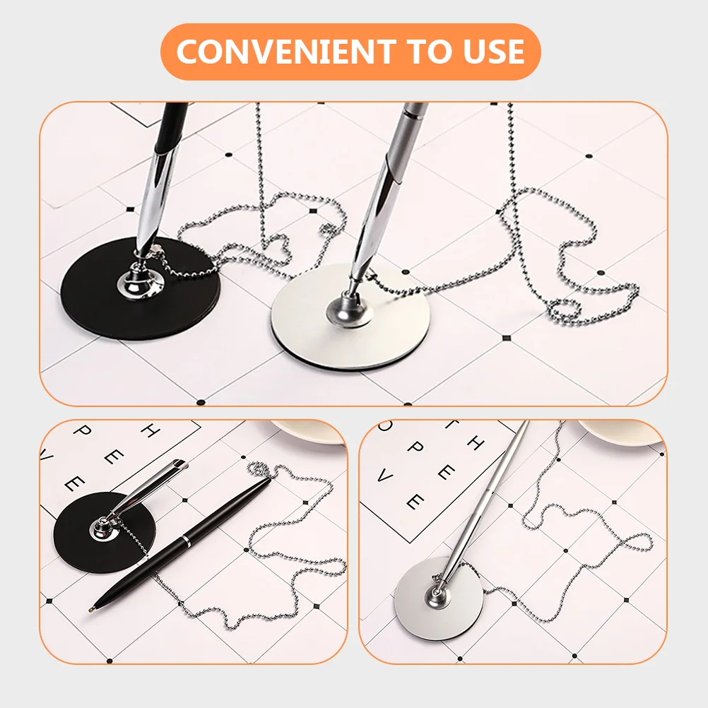 

2Pcs Creative Vertical Metal Signature Pen Smooth Flow Writing Desk Pen for Professional Use