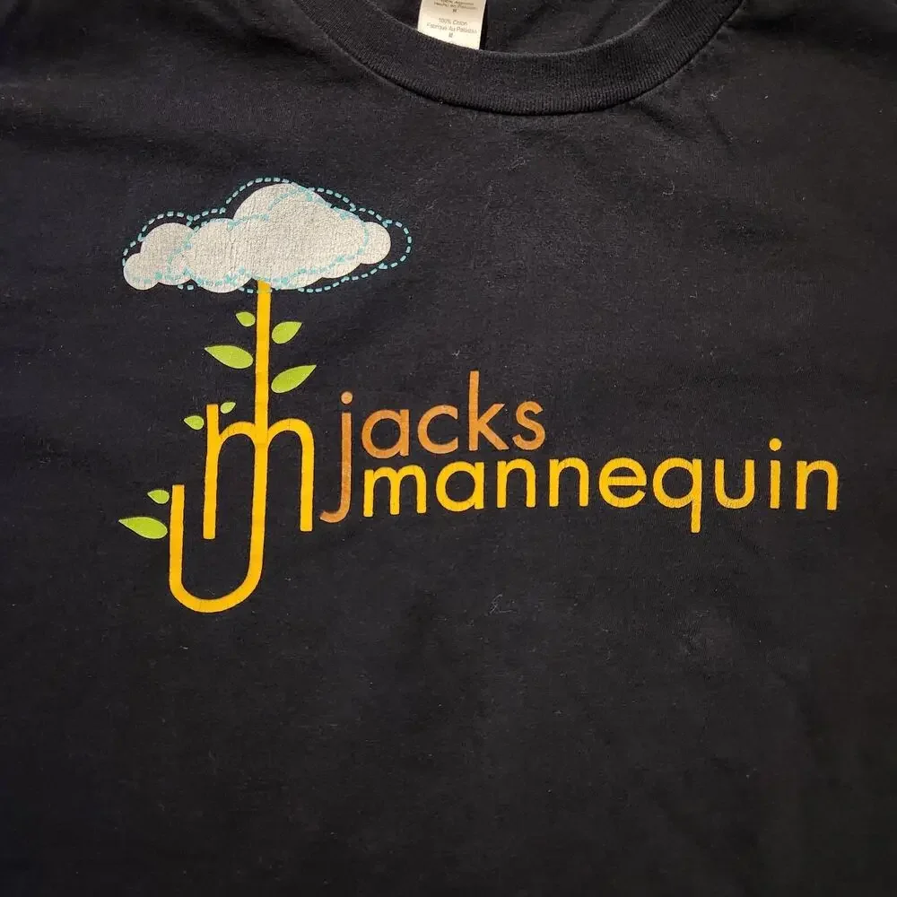 Jack’s Mannequin 2005 T-shirt, Vintage, Medium Something Cooperate Emo Y2K