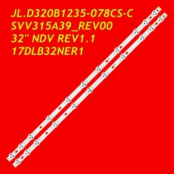 2Pcs LED TV Backlight Strip 32
