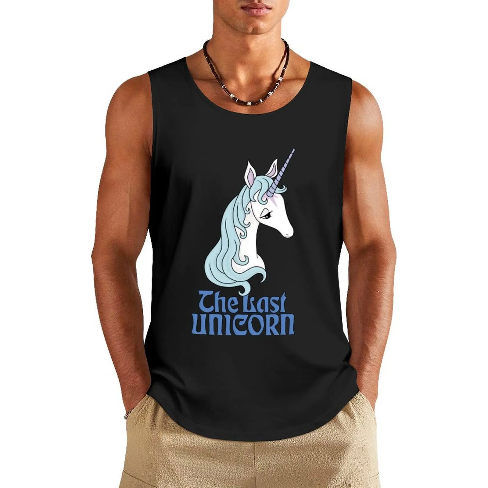 

The Last Unicorn Tank Top summer clothes sleeveless gym shirt man fitness clothes for men summer Sleeveless men