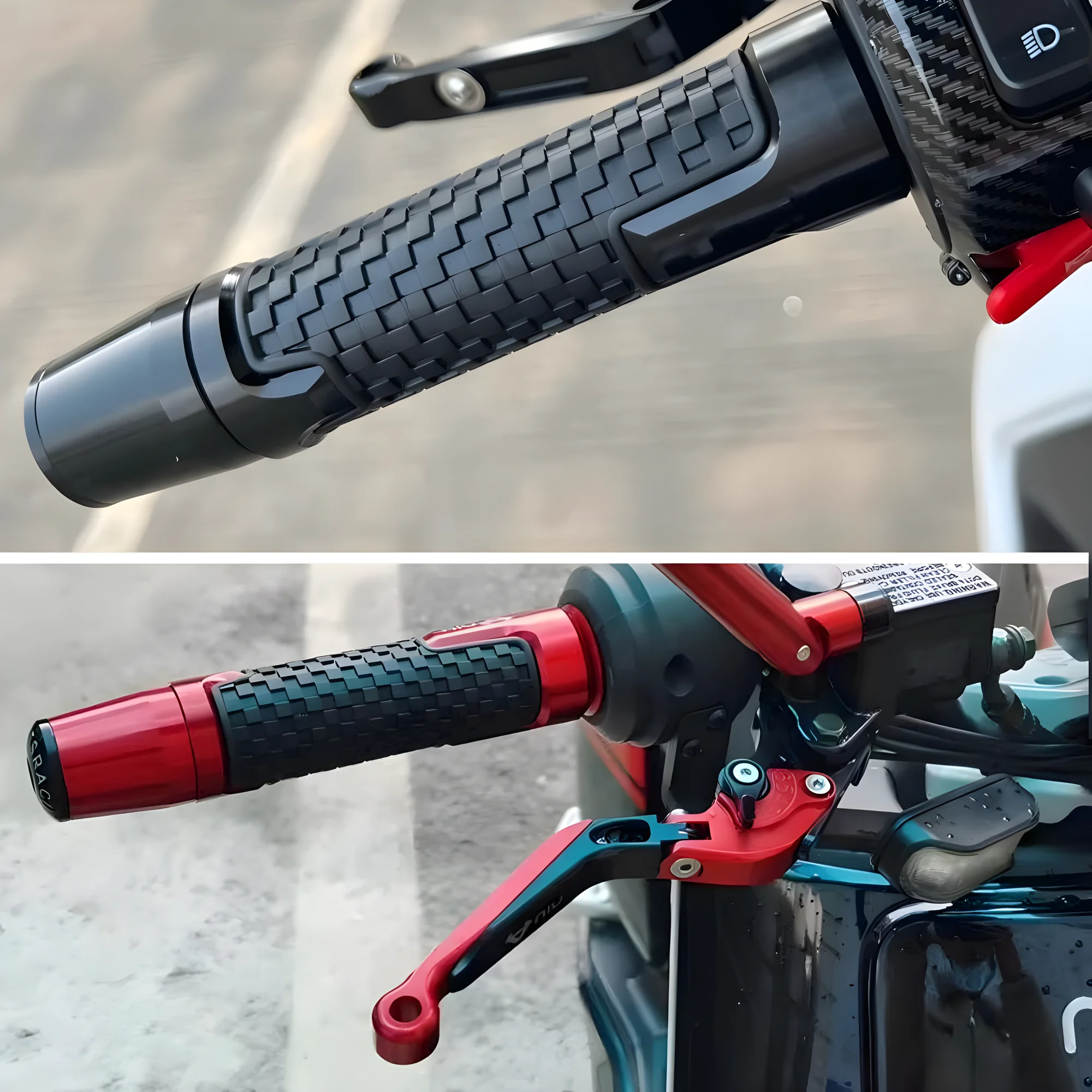 ل SYM كروزيم 125 180 300 GTS 250i 300i Maxsym 400 600 jet 14 125 TG دراجة نارية المقود القبضات بار ينتهي غطاء 22 مللي متر مقبض #5