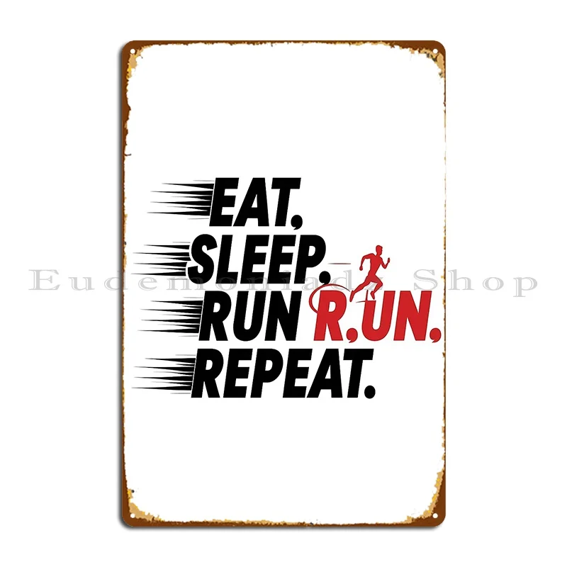 

Рисунок с надписью «Eat Sleep Run»