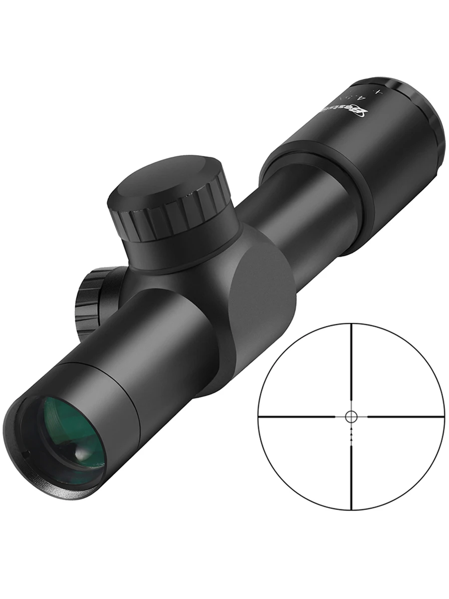 4,5X20 Kompaktes Zielfernrohr AR15 Jagdvisier P4 Glasgeätztes Fadenkreuz-Zielfernrohr für Jagdsichtgeräte