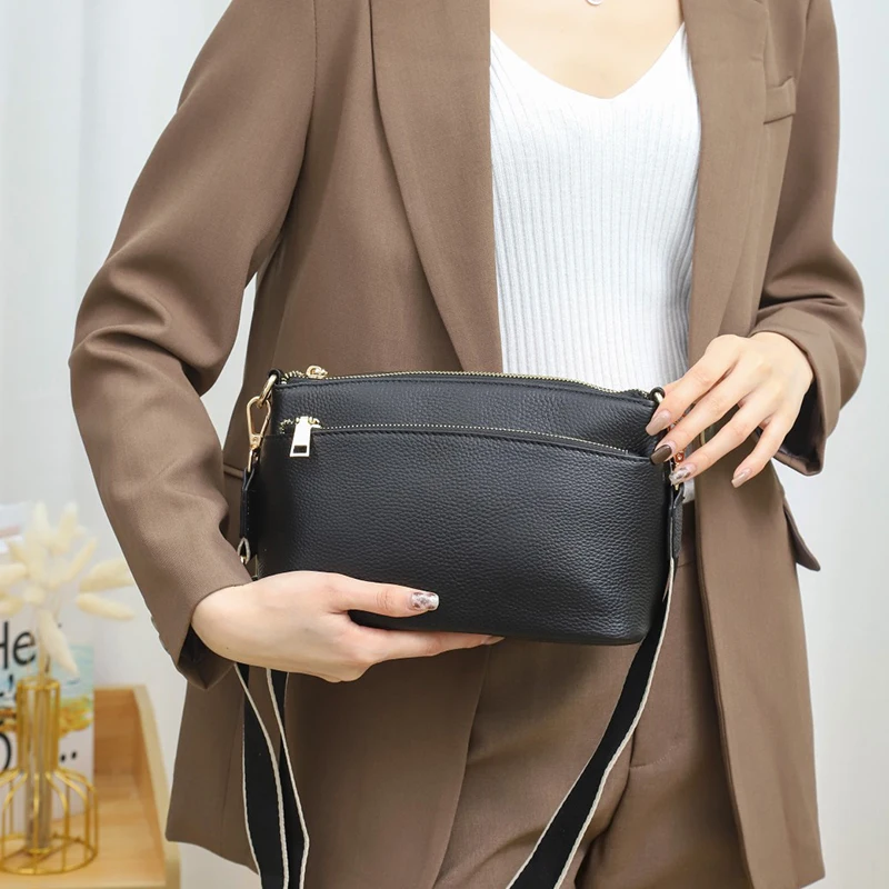 

Новое поступление 2025, женские сумки из натуральной кожи, модные сумки высокого качества на плечо, женские маленькие сумки-мессенджеры B343