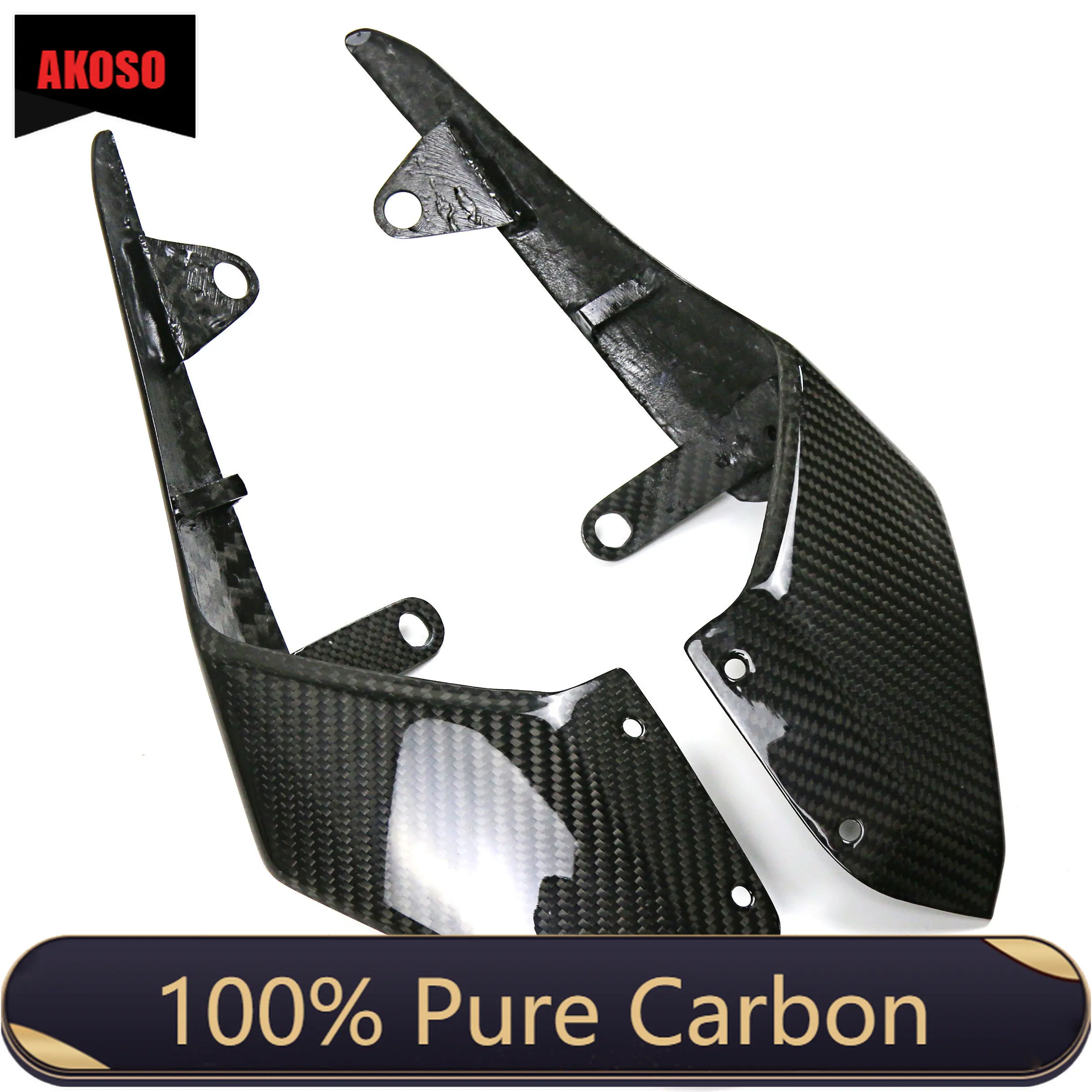 100% Dry Carbon Fiber Motorcycle Modified Fairing Radiator Fairings  Panels For Yamaha MT07 MT-07 2018 2019 2020 2021