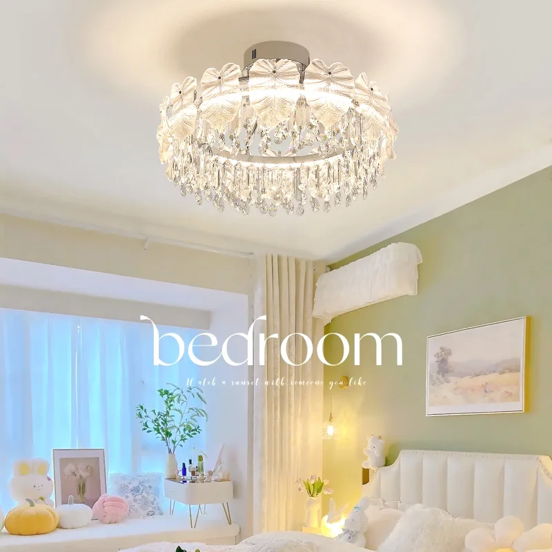 Home Decoration  Advanced French Ceiling Light Living Room Light Master Light Bedroom Light Crystal Light