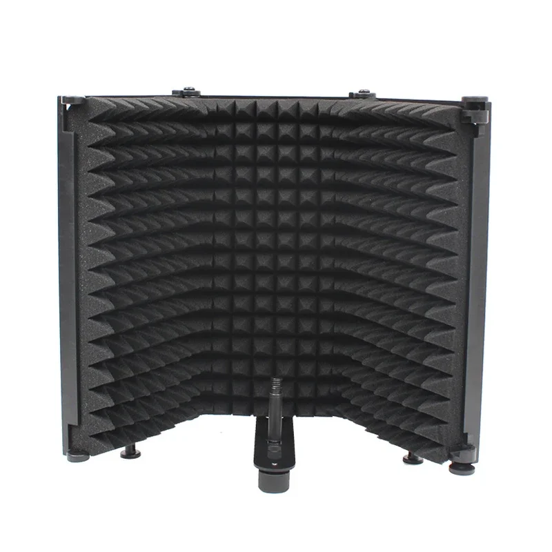 3 Door Soundproof Panel Acoustic Isolation with high quality foam microphone isolation shield noise reduction