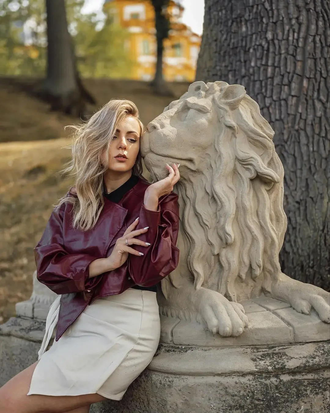 Jaqueta de couro curta vermelha moda feminina cor sólida lapela chique zíper solto jaquetas curtas senhora nova casual comute streetwear