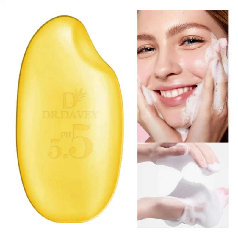 VITAMIN C+TURMERIC Soap Cleansing and Moisturizing Handmade Soap，Bath Facial Skin Care Soap