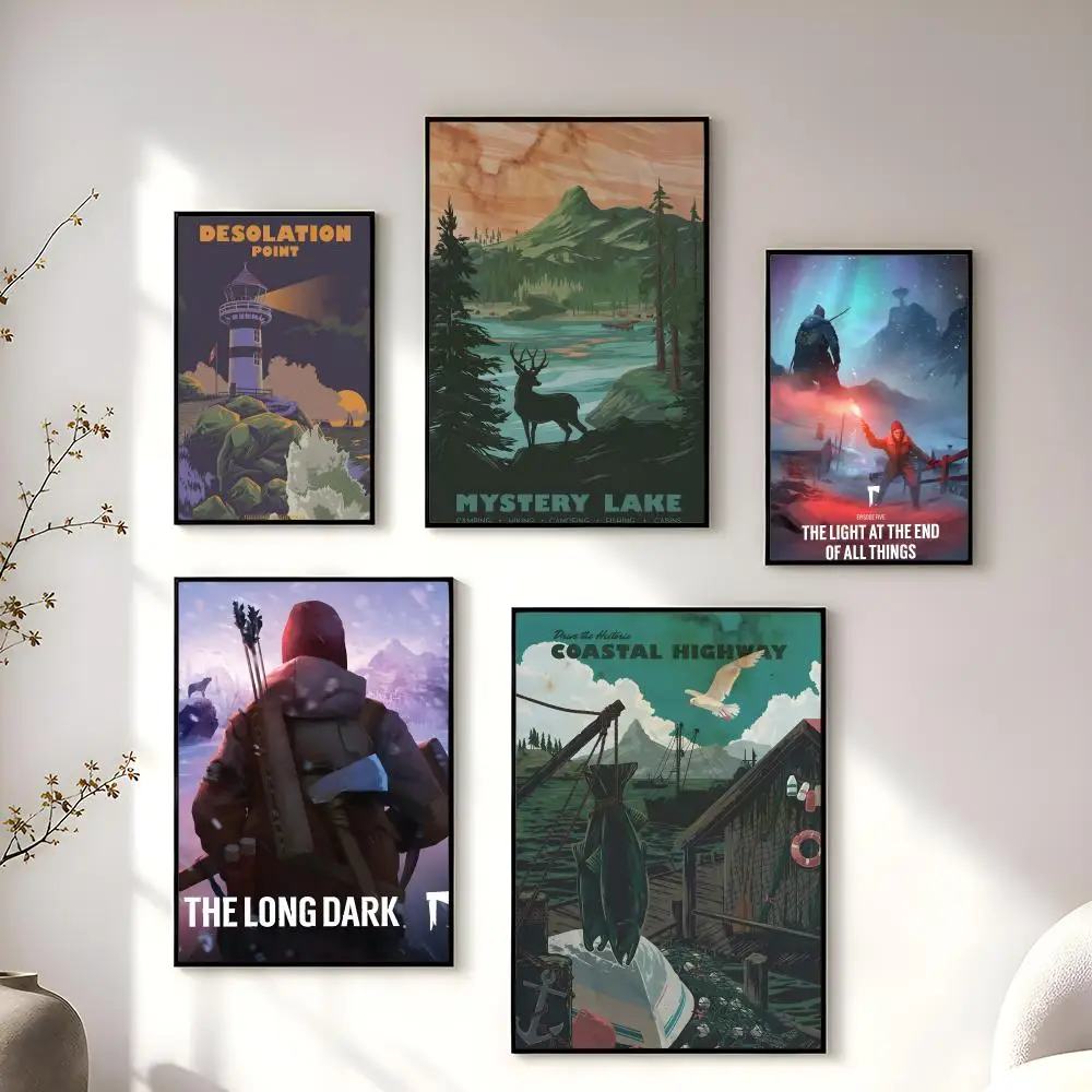 The L-Long Dark Video Game Poster High-Quality And Affordable Wall Stickers For Dormitory And Living Room Decoration