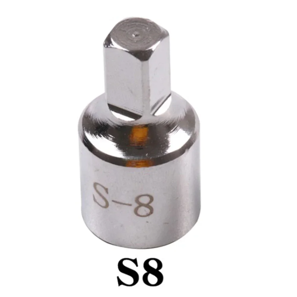 8mm Square Head With 3/8 Drive Oil Drain Pan Drain Plug Wrench Tool Remover Fit For Rear Axle Gearbox Crankcase
