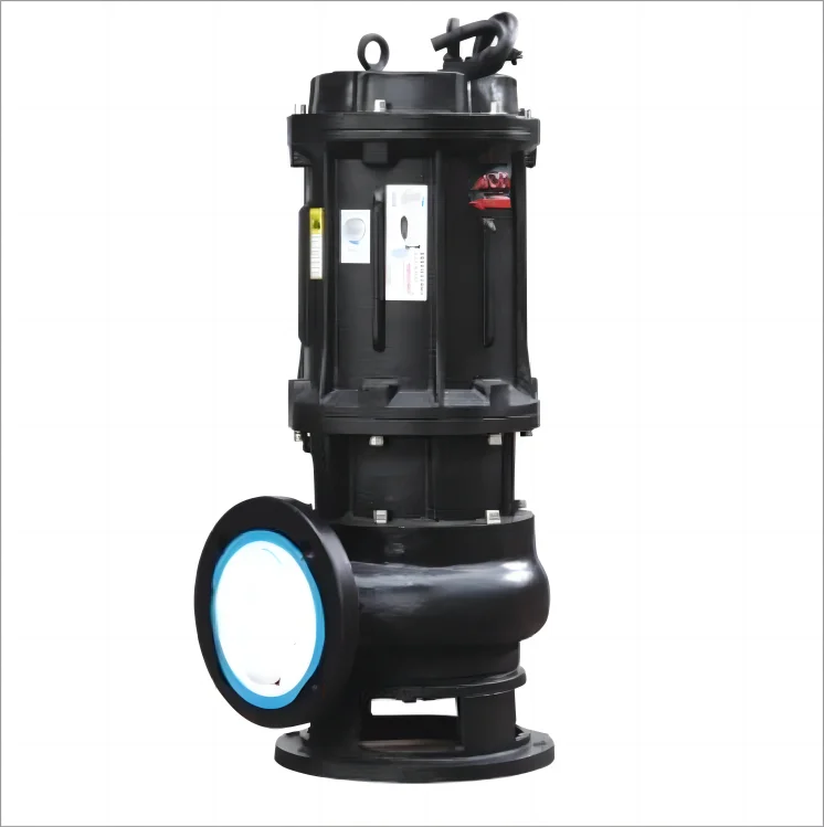 QW Series Non-clogging Submersible Sewage Pump Double Guide Rail Automatic Coupling Installation System