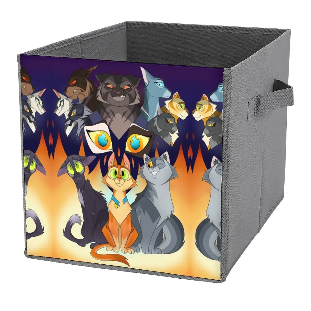 Storage Tank Battle Cats Enter The Woods Classic Folding Storage Box Organizer Division Can Be Folded Bathroom Storage Top Quali