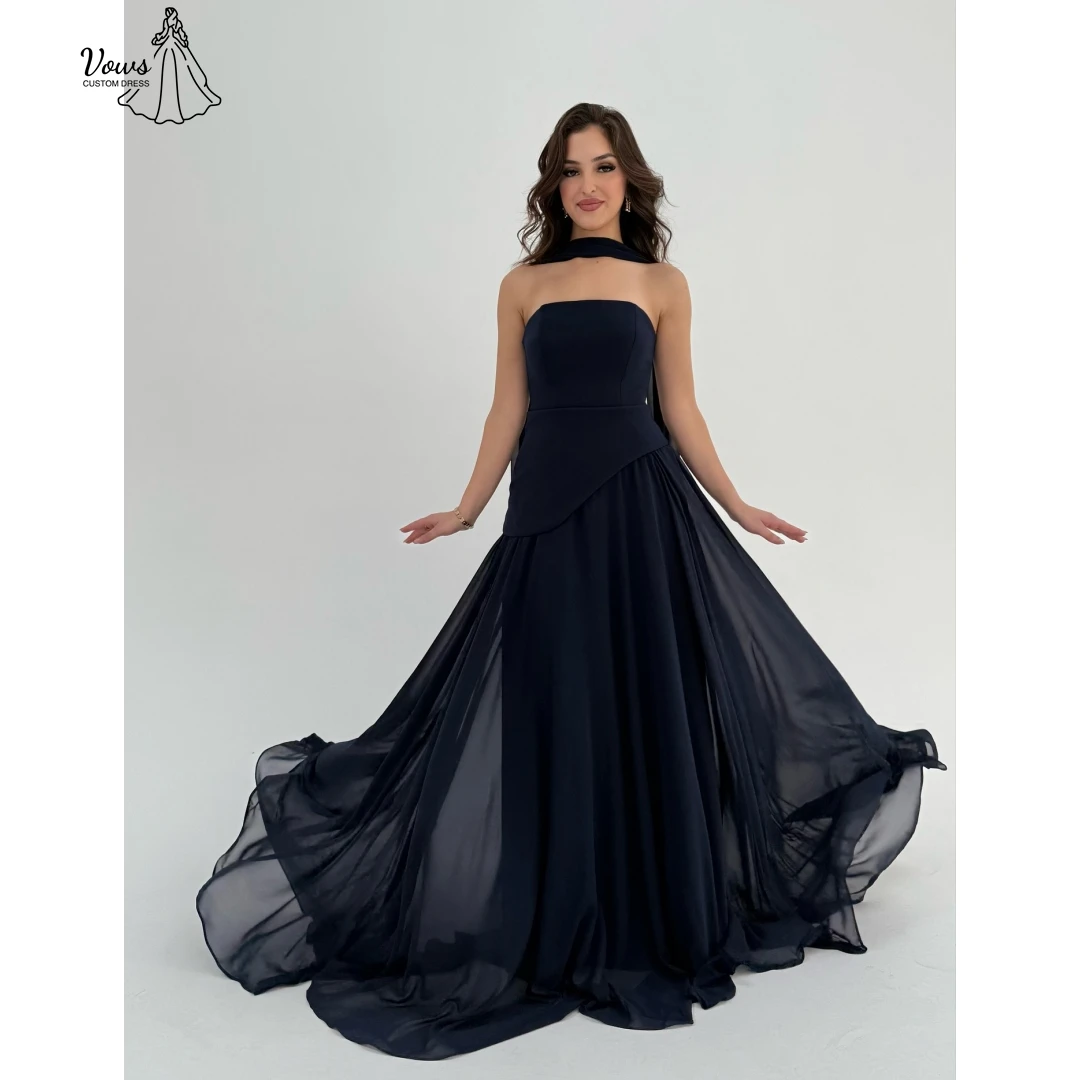 

Vows Line A Wedding Guest Woman Dress Chiffon Elegant Formal Dresses for Women Special Occasion Dresses for Luxurious Parties