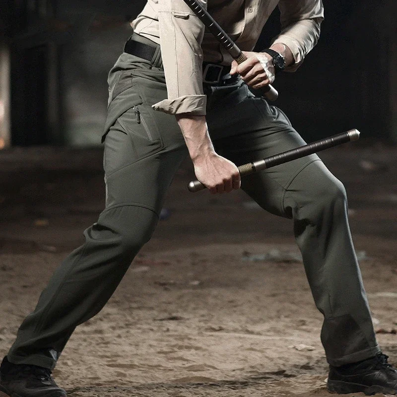 Plus Size 6XL Military Tactical Pants Men City SWAT Combat Army Trousers Many Pockets Waterproof Casual Cargo Pants Male