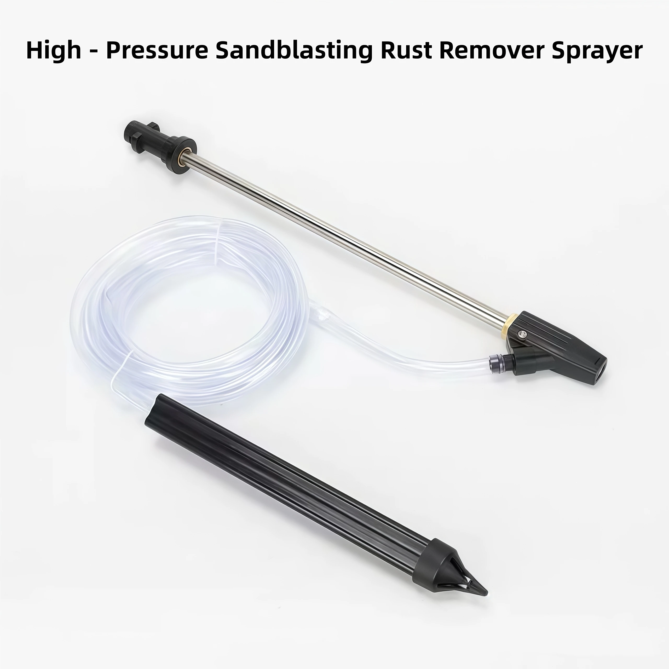 High Pressure Sandblasting Rust Remover Sprayer Compatible with 1/4 '' Quick Connect Ect Multiple Cleaning Machine Interfaces