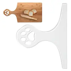 Charcuterie Board Handle Template Acrylic Handle Cutting Board Templates For Woodworking Tracing Router Template For Woodworking