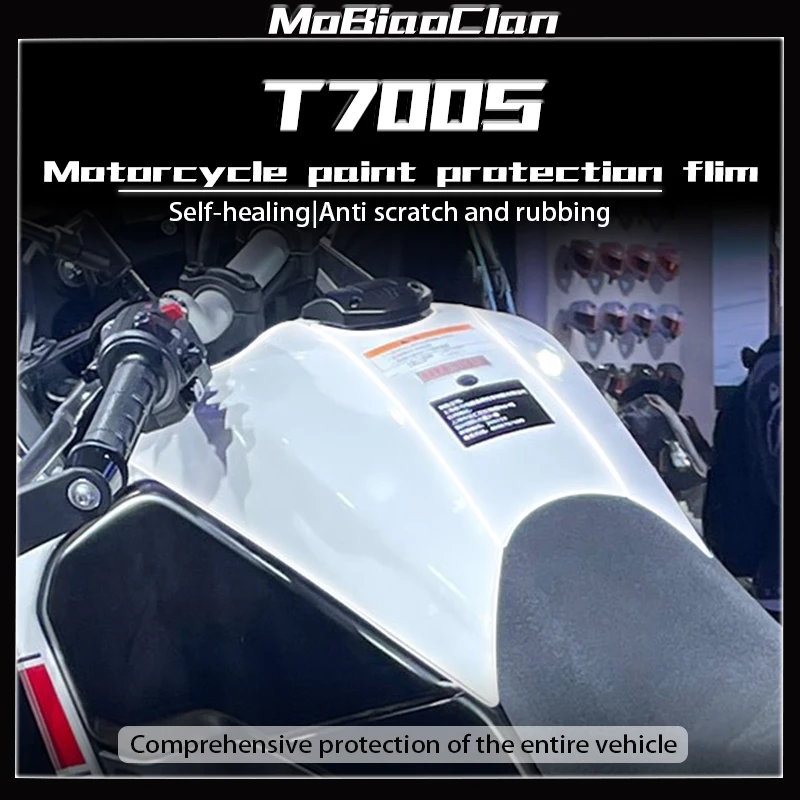 

For YAMAHA T700S Motorcycle paint protection flim Invisible Cover Body Transparent Protective Film Fuel Tank Sticker Accessories