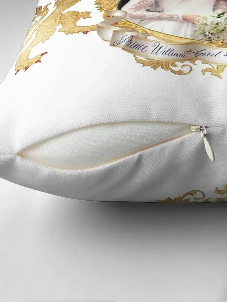 William and Kate, 2011 Royal Wedding Kiss Throw Pillow anime girl Room decorating items Decorative Sofa Cushion pillow