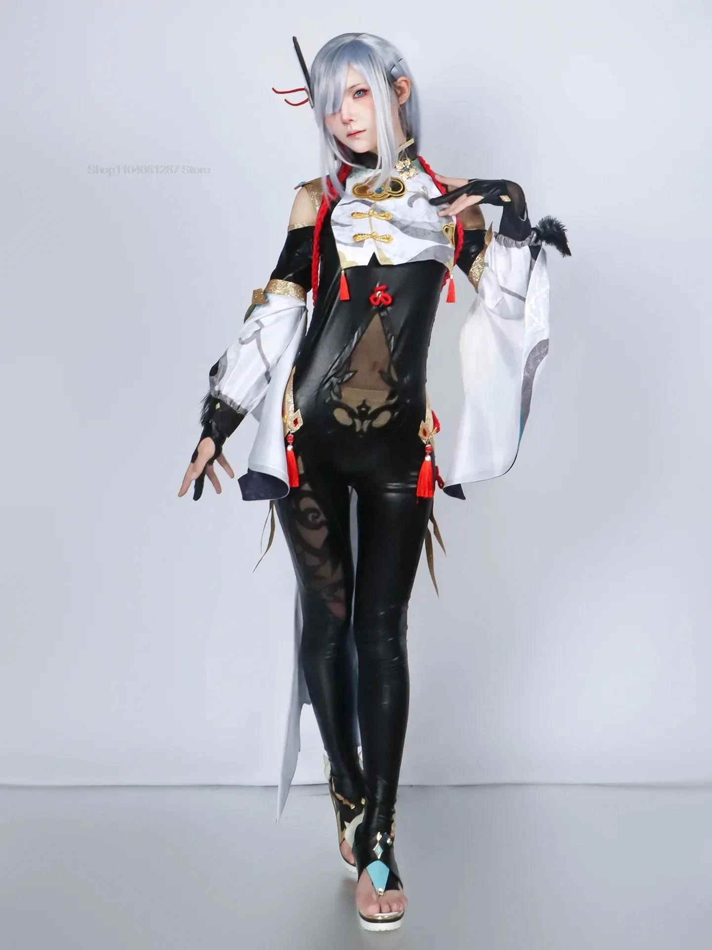 Genshin Impact Shenhe Hot Cosplay Costume Adult Carnival Uniform Wig Anime Halloween Costumes Women Game Lesser Lord Kusanali