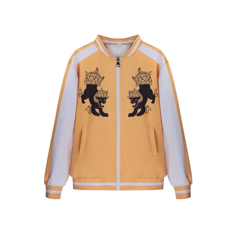 Anime quebra-vento jou togame winbre cosplay traje adulto jaqueta zip up casaco shishitoren uniforme escolar estilo casual casaco cos