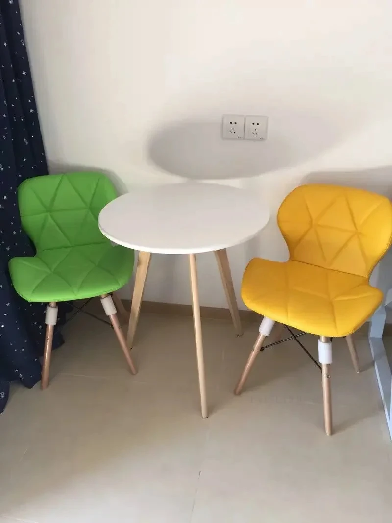 Sedia da ufficio creativa classica moderna e minimalista bianca