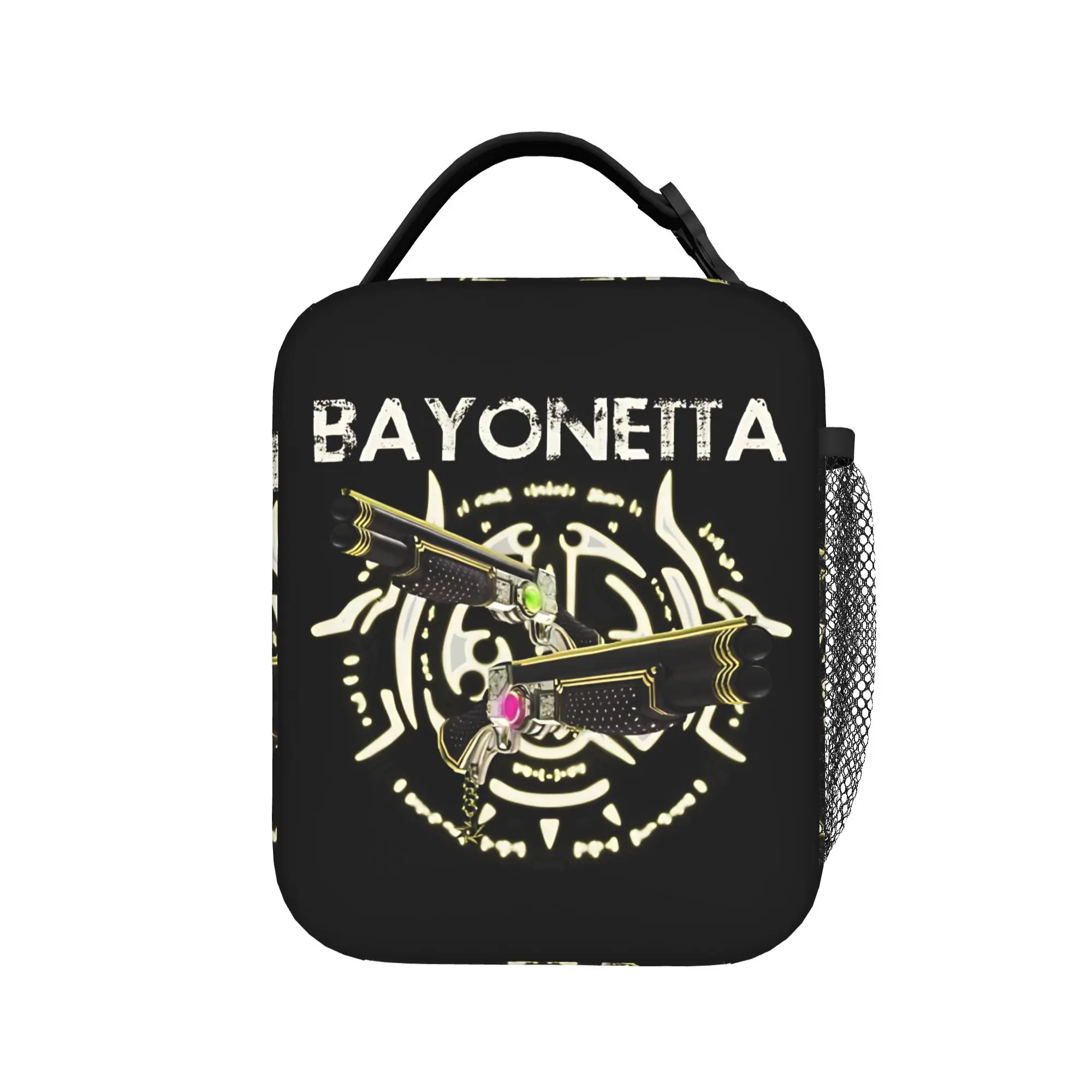 Bayonettas Insulated Lunch Bag High Capacity Video Game  Meal Container Thermal Bag Tote Lunch Box Beach  Outdoor Food Bag