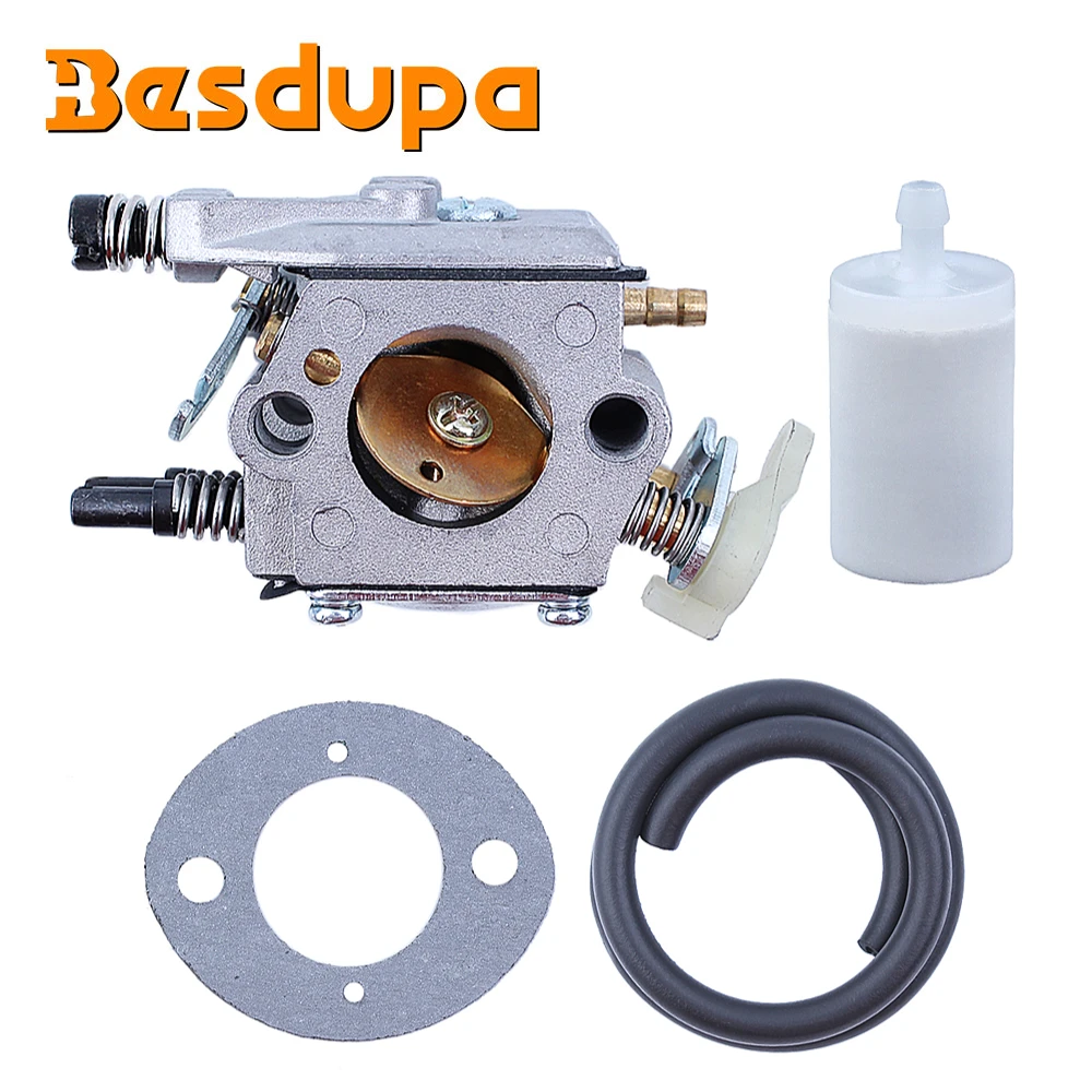 Carburador Kit de Filtro Linha Combustível para Husqvarna 50 51 55 Rancher Serra Gás 503281504 Motosserra Peças Reposição Motosierra Gasolina