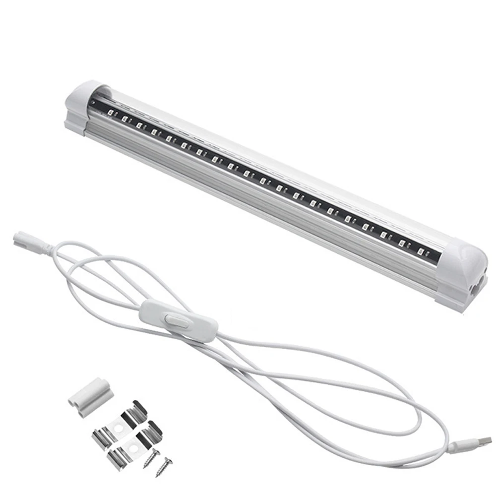 1PC 32CM 5V USB UV LED Purple LED Tube 10W KTV Bar Integrated T8 Tube Fluorescent Lamp
