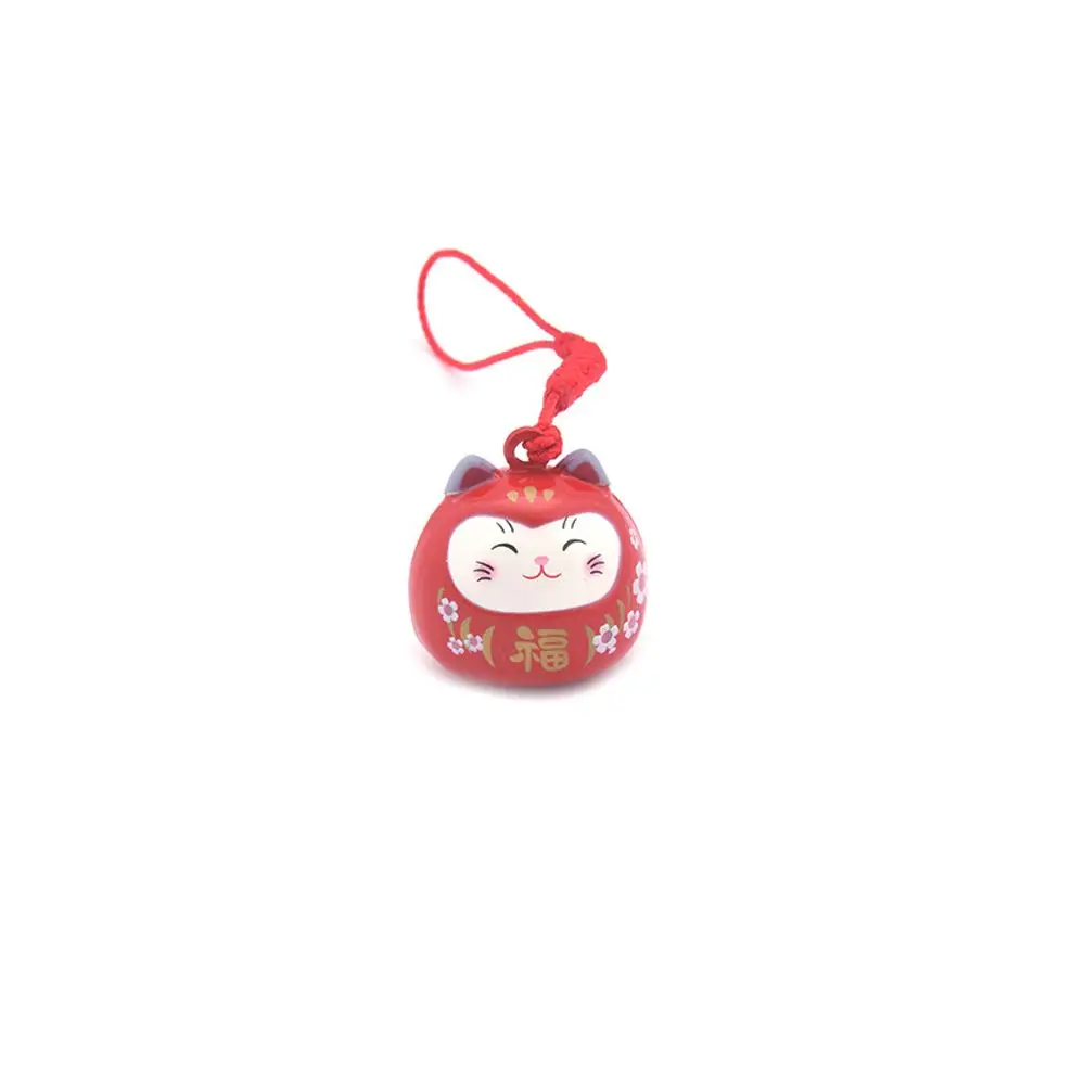 Trinkets Cute Cartoon Bag Pendant Phone Pendant Keyring Maneki Neko Mobile Phone Strap Japanese Lucky Cat Keychain Phone Charm