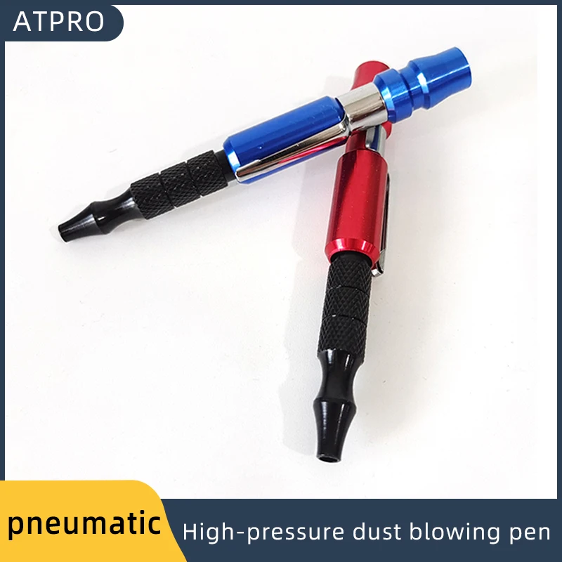 2pcs Dust Blowing Pen Automotive Sheet Metal Spraying Pneumatic Airbrush Blow Dust Blow Water Pen Shape Mini Air Gun