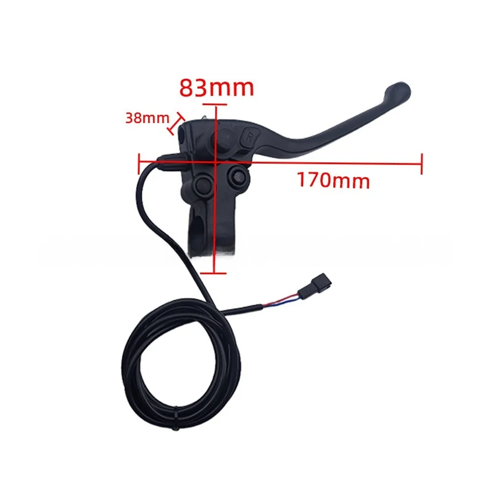 

Electric Bicycle Mechanical Brake Levers Black Aluminum Handlebar Parking Brake Lever For E-bike Cycling Replacement Accessories