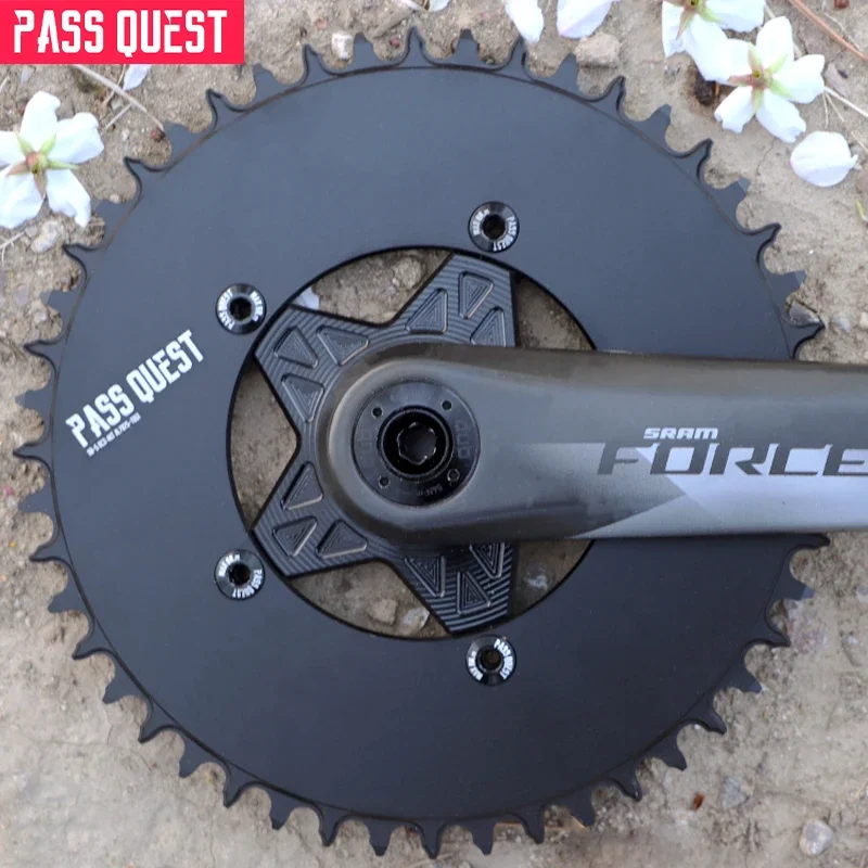 PASS QUEST 110BCD 4-Bolt 5 Jaw Chainring Adapter Spider Converter for SRAM 8 Bolt/GXP 3 Bolt