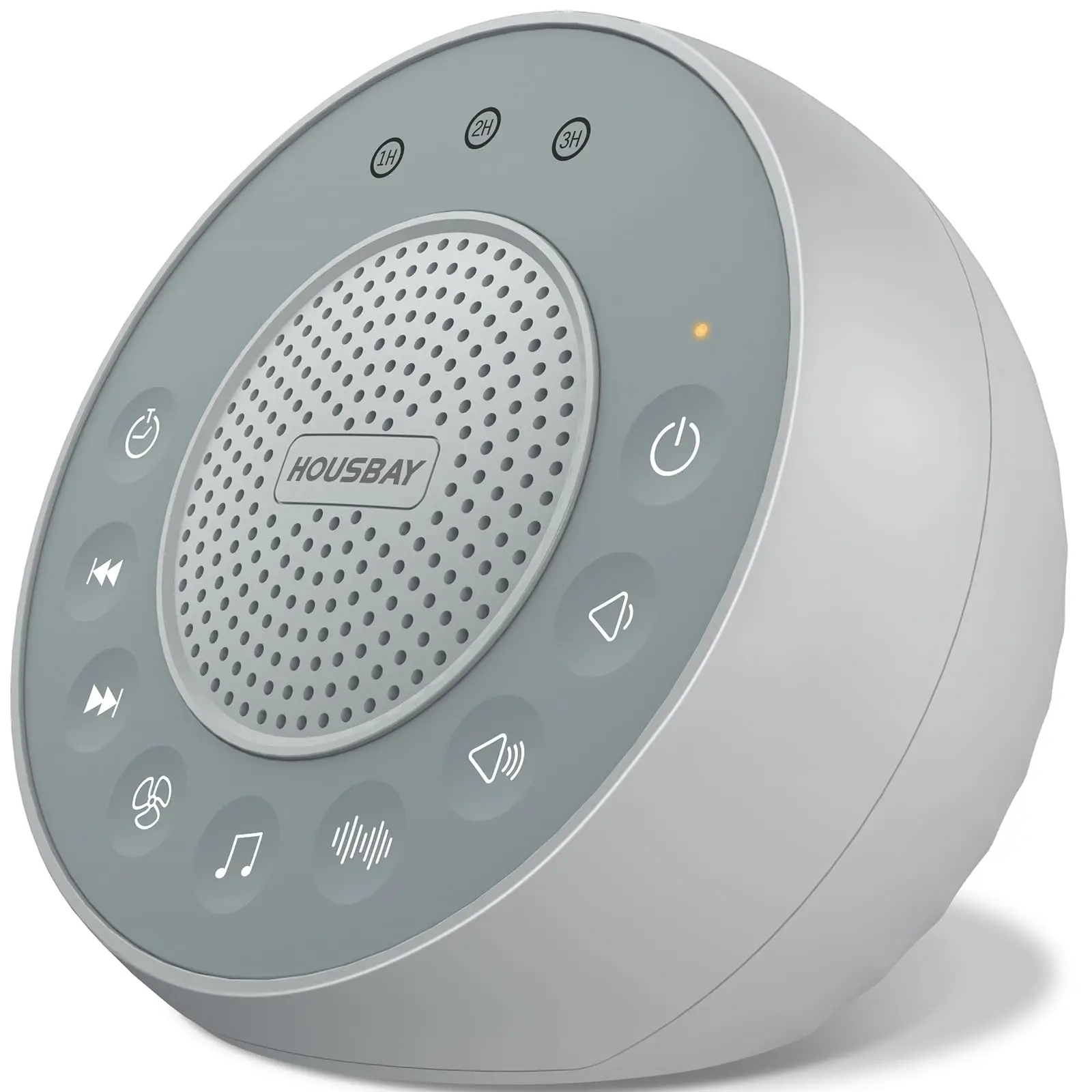 

KERCHAN Glows White Noise Sound Machine,31 Soothing Sound,5W Loud Stereo Sound,Sleep Timer,Small Travel Sleep Machine&Relaxation