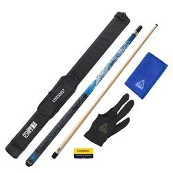 CUESOUL Mythological Symbols 58inches 13mm Tip 19oz Pool Cue Stick-White Tiger