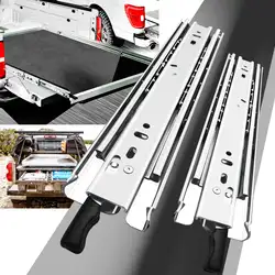 CXHIIA With Lock Heavy Duty Drawer Runners Fully Extension Ball Bearing High Bearing Capacity 68KG Campervan Drawer Slides