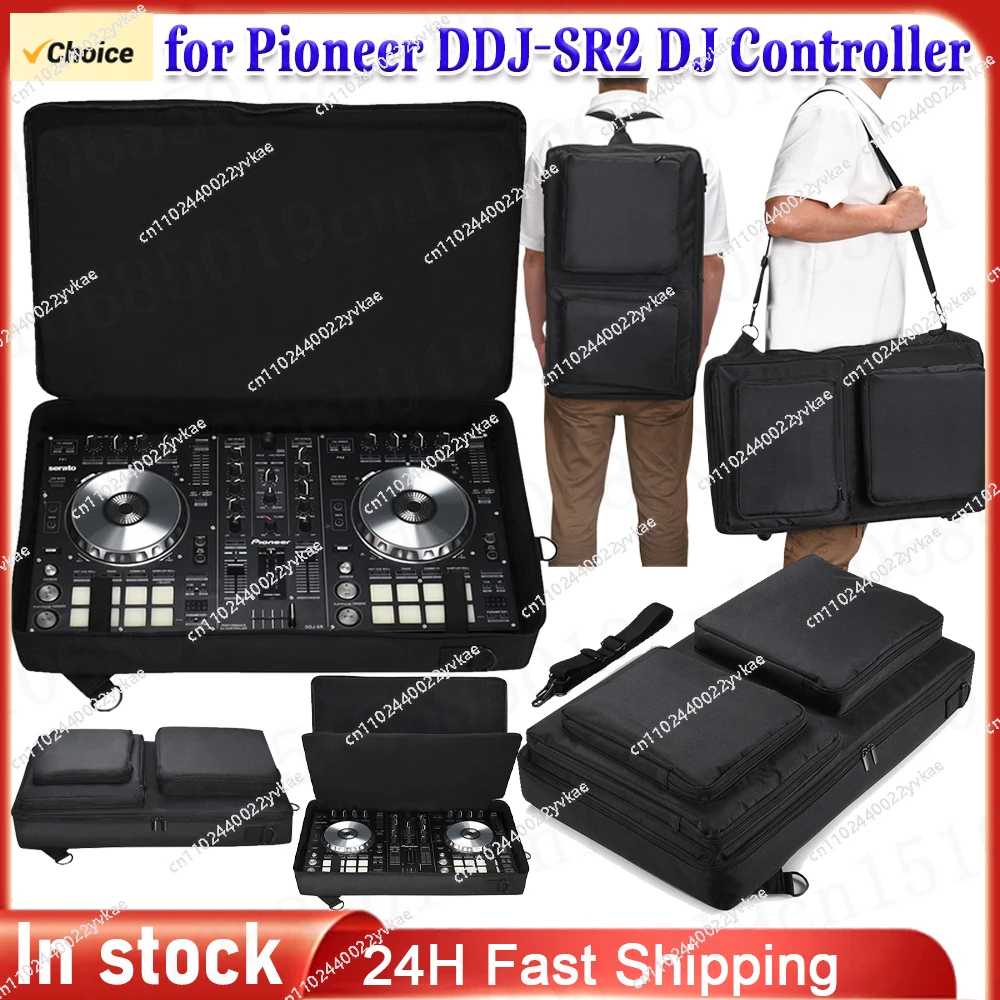 

DJ Controller Case Backpack Anti-Scratch Protector Bag Shoulder Strap Bag for Pioneer DDJ- SR2 2023/ DDJ- SR 1st Gen Controller