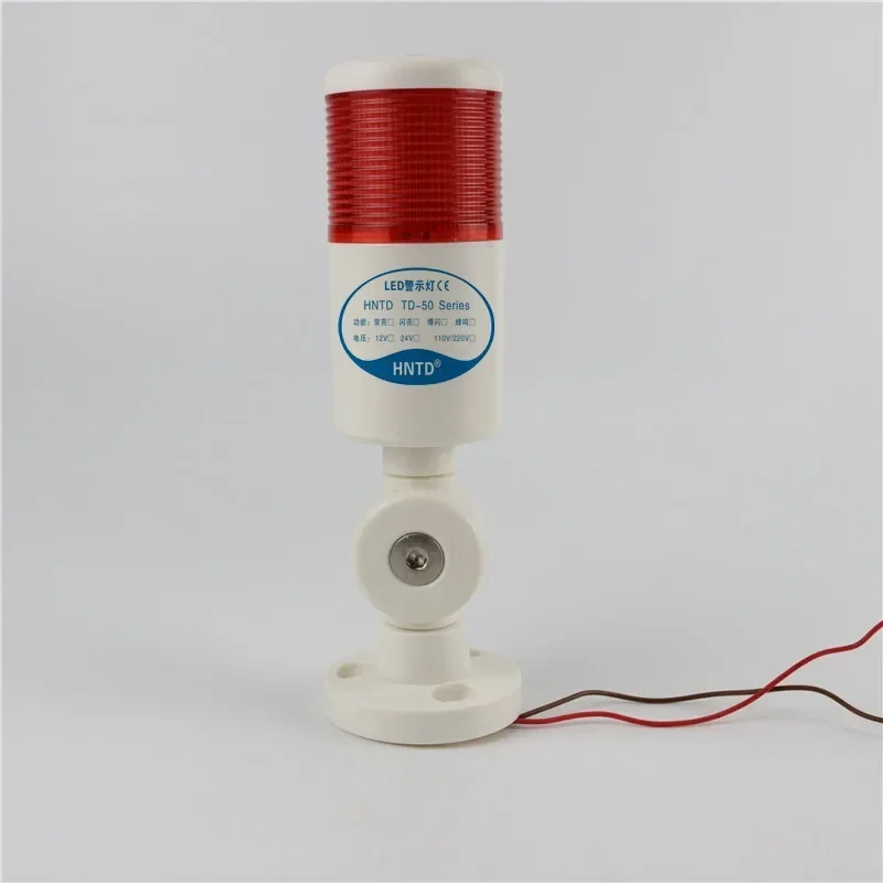 

24V Bright Signal Tower Safety Stack Alarm Warning Lamp Multilayer Foldable Type With buzzer LED Indicator Lamp For CNC Machines