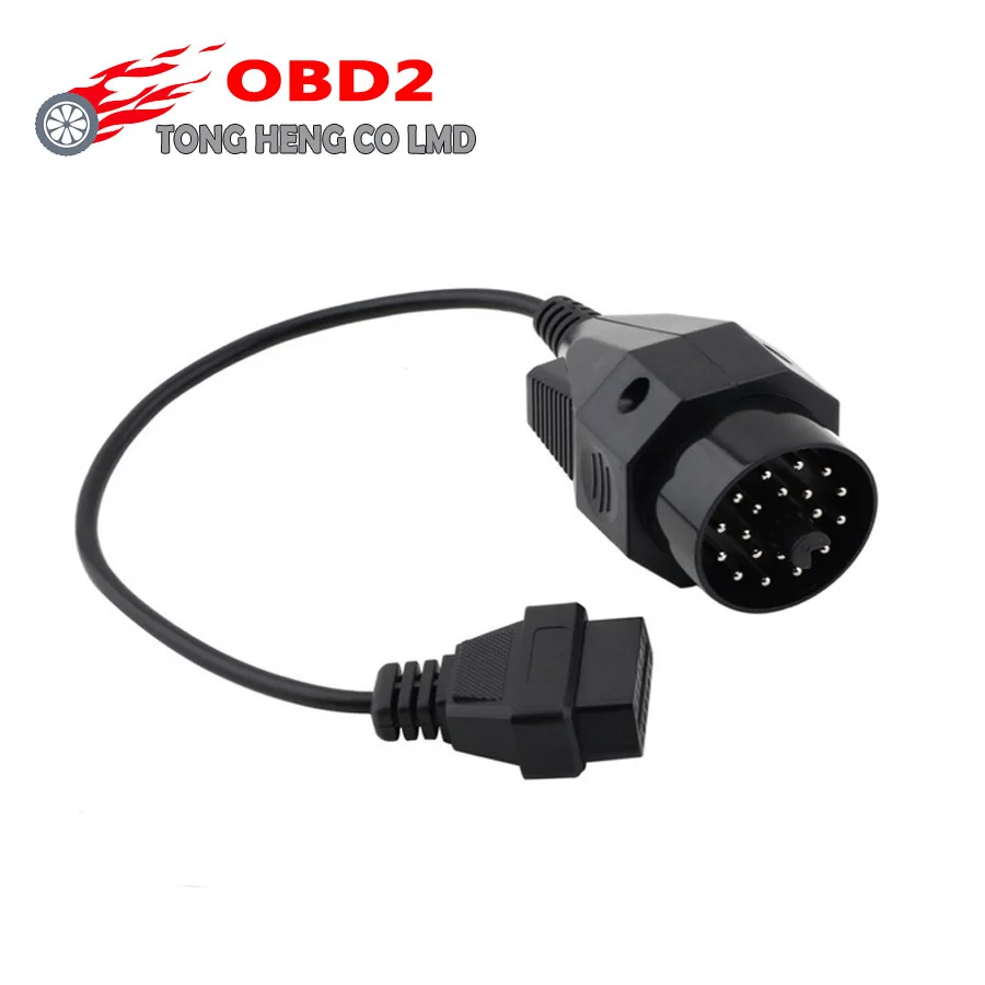 Professional For BMW 20 Pin to 16 PIN Female OBD2 Adapter Connector Cable 36 e39 X5 Z3 for BMW 20Pin OBD 20 PIN Cable