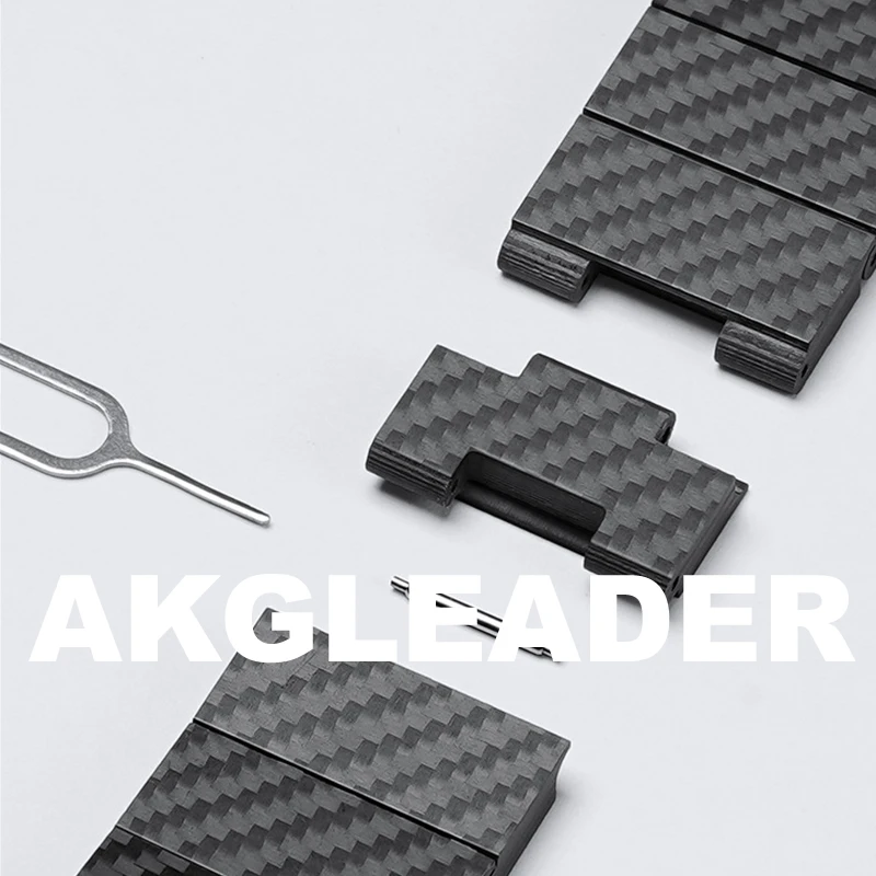 AKGLEADER Real Carbon Fiber Magnetic Strap for Samsung Galaxy Watch 7 Ultra 47mm  watchband High-quality Bracelet