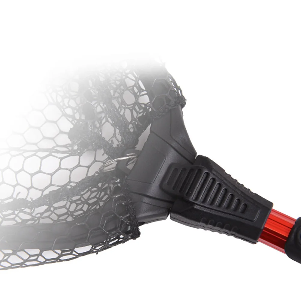 

Foldable Net Fishing Net Telescopic Aluminum Pole Durable Nylon Waterproof Lightweight Non-Slip Retractable Handle For