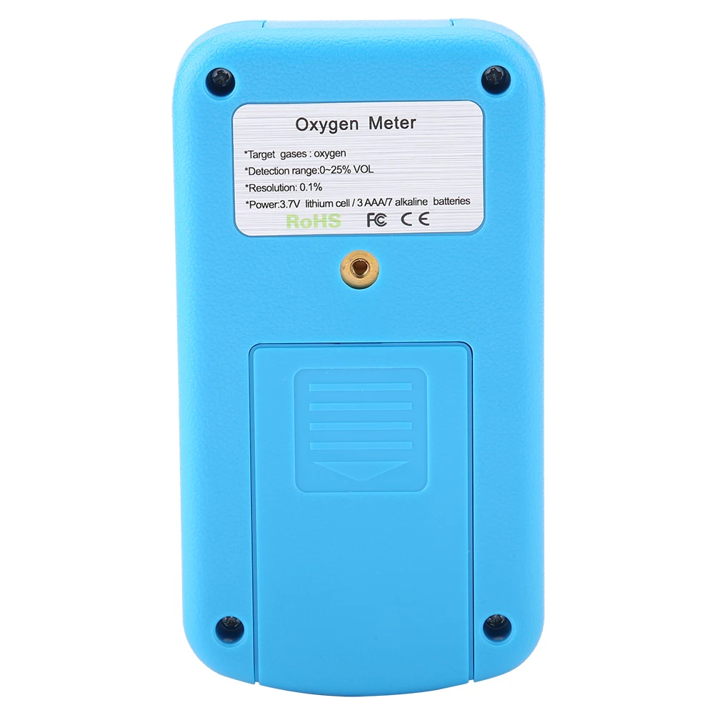 803 Oxygen Gas Detector Gas Leak Detector 803 Blue Digital Display Oxygen Gas Leak Detector 10~+50℃ Oxygen Gas Detector